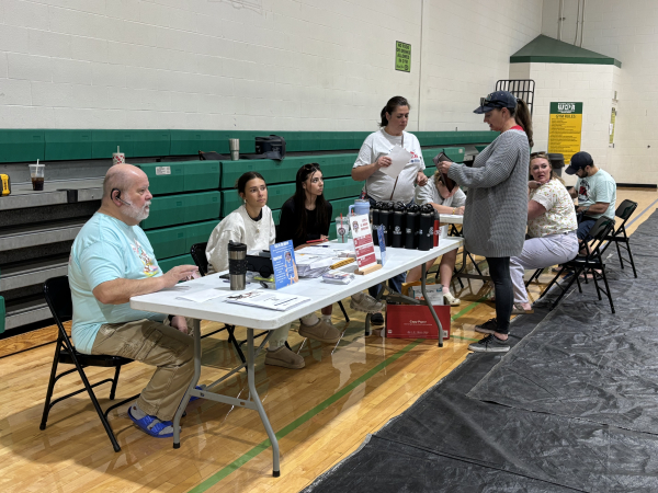 Pit Crew Members  Registering New Racers