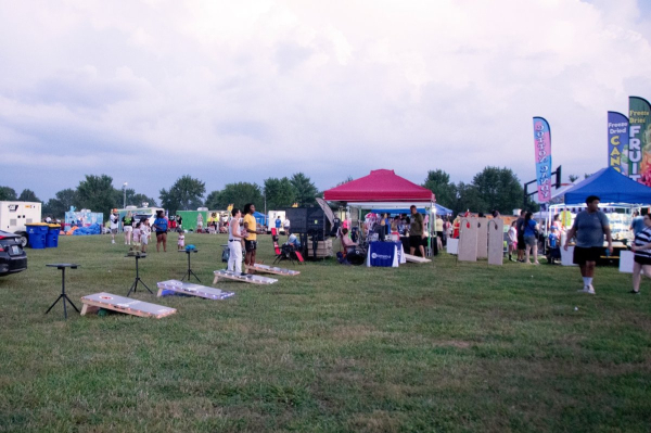From food trucks to yard games—Vendor Row was packed with fun and flavor!